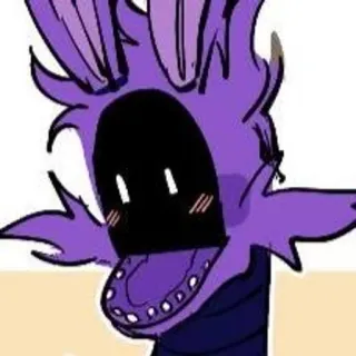 🌟 dessin animé, créature, violet, monstre, anime whatsapp sticker