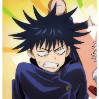 🙂 Megumi Fushiguro Jujutsu Kaisen Anime, Jujutsu Kaisen, Megumi Fushiguro, Manga whatsapp sticker