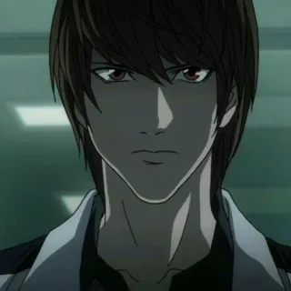 ⚖ Light Yagami Death Note Anime, Death Note, Light, Yagami, Kira, Shinigami telegram sticker