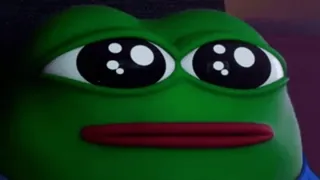 😳 Pepe the Frog пепе, лягушка, мем, интернет-мем, мультфильм, интернет-культура telegram sticker