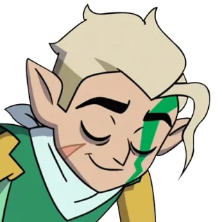 😌 Hunter The Owl House Cazador, La Casa Búho, dibujos animados, personaje, animado telegram sticker