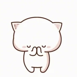 🎈 kat, schattig, kawaii, schattig, dier, sticker telegram sticker