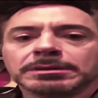 😱 Robert Downey Jr. 로버트 다우니 주니어, 배우, 유명인, 얼굴, 사람 telegram sticker