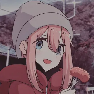 🌸 Anime, Ragazza, Cibo, Carino, Cartone animato telegram sticker