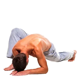 😃 man, yoga, fitness, pose, exercise, stretching telegram sticker