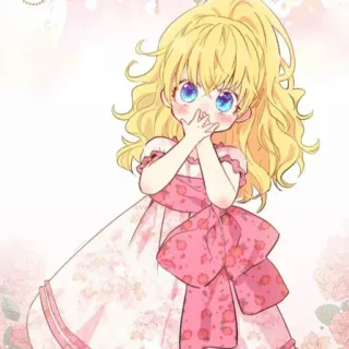 💫 Anime, Manga, Personaje, Chica, Lindo, Kawaii, Arte digital telegram sticker