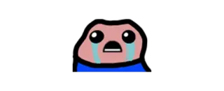 😭 chorando, triste, emoção, adesivo telegram sticker