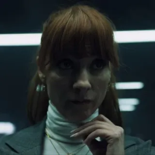 👿 Raquel Murillo Money Heist femme, cheveux roux, personnage, télévision, actrice, Raquel Murillo, La Casa de Papel telegram sticker