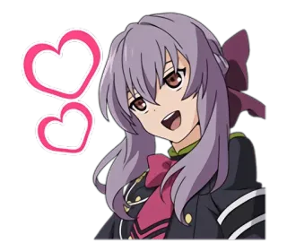 ❤ Anime, Herzen, Süß, Cartoon, Mädchen telegram sticker