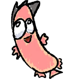🌭 漫画, ソーセージ, 可愛い, 食べ物 telegram sticker