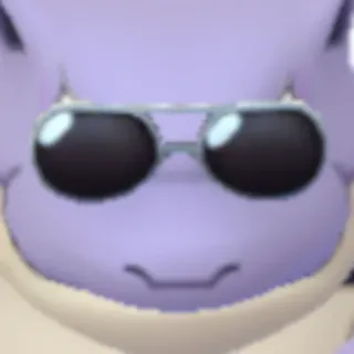 😎 Desenho animado, Óculos de sol, Roxo, Personagem telegram sticker