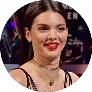 😏 Kendall Jenner Kendall Jenner, Modella, Celebrità, Ritratto telegram sticker