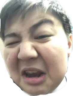 🤬 wyraz twarzy, osoba, portret, twarz, nastolatek telegram sticker