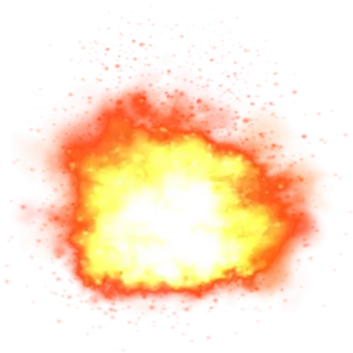 💥 огонь, пламя, взрыв, ожог, горячий whatsapp sticker