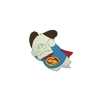 🎭 pies, superbohater, kreskówka telegram sticker
