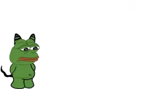 🧸 Pepe the Frog Pepe, frog, meme, internet, sad, character telegram sticker