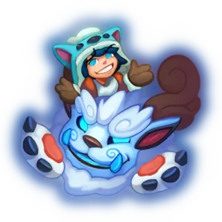😬 Nunu League of Legends Nunu, League of Legends, Video Game, Champion, Cute, Blue telegram sticker