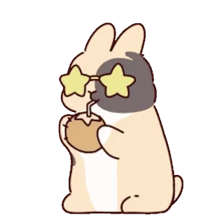 ๐คฉ bunny telegram sticker