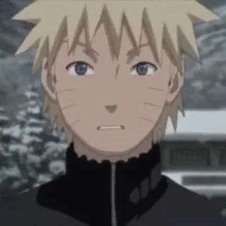 🦊 Naruto Anime, Manga, Postać, Blond włosy, Naruto Uzumaki telegram sticker