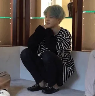 🙃 Jimin K-pop, Chanteur, Célébrité, Jimin, BTS telegram sticker