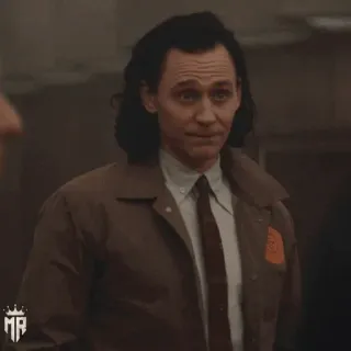🧊 Loki Loki, Tom Hiddleston, Marvel, Disney+, character, tie telegram sticker