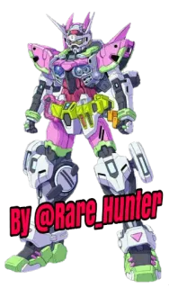 👤 By @Rare_Hunter mecha, robot, personage, zeldzame jager whatsapp sticker