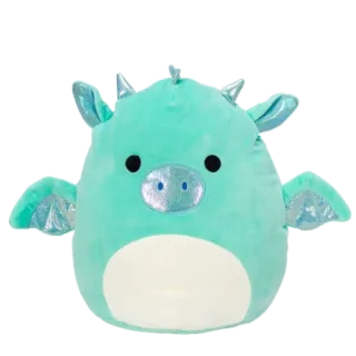 🐉 Squishmallow, peluche, animale di peluche, drago, carino, giocattolo telegram sticker