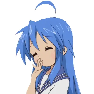 😝 Konata Izumi Lucky Star Anime, Lindo, Konata, Lucky Star, Manga telegram sticker