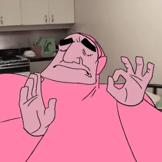 👌 cooking, perfect, ok sign, satisfied, chef, meme telegram sticker