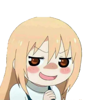 😏 动漫, 女孩, 得意, 卡通 telegram sticker