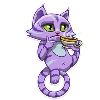Cheshire Cat telegram stickers