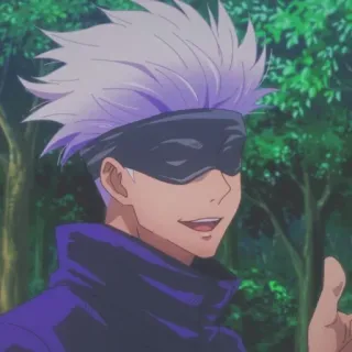 🖤 Satoru Gojo Jujutsu Kaisen anime, manga, character, Gojo, Jujutsu Kaisen, Satoru Gojo telegram sticker