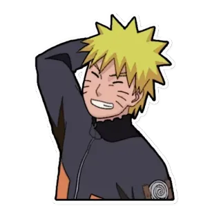 😅 Naruto Anime, Manga, Ninja, Sorridendo, Uzumaki telegram sticker