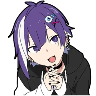 😛 anime, character, boy, manga, sticker telegram sticker