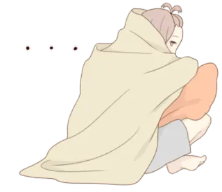 Unmotivated Girl telegram stickers