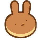 👍 кролик, зайчик, милый, животное, лицо, мультяшный telegram sticker