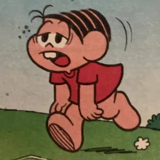 🥴 Mônica Turma da Mônica Mônica, Turma da Mônica, kartun, karakter, komik Brasil, komik telegram sticker