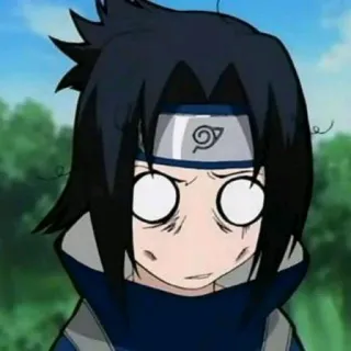🌈 Sasuke Naruto anime, sasuke, naruto, funny, cartoon telegram sticker