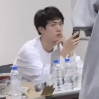 🤳 Jin kpop, singer, celebrity, portrait telegram sticker