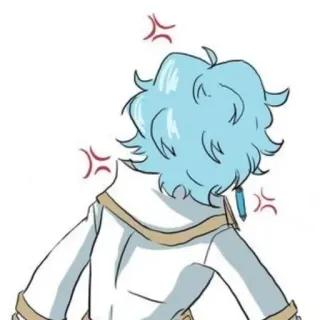 🤬 Anime, Wütend, Cartoon, Charakter, Illustration telegram sticker