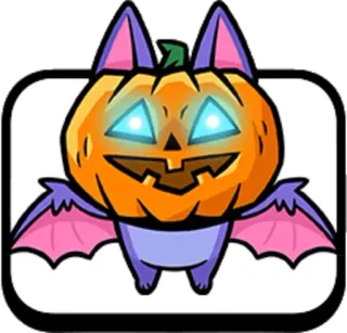 🎃 Хэллоуин, тыква, летучая мышь, монстр, мультфильм telegram sticker