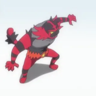 😦 Incineroar pokemon, fire type, fighting type, incineroar telegram sticker