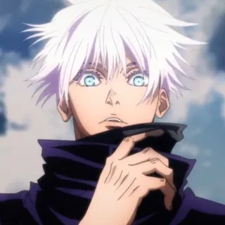 🥡 Satoru Gojo Jujutsu Kaisen anime, character, gojo, jujutsu kaisen, satoru telegram sticker