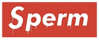 💦 Sperm sperma, obraźliwe, czerwony, biały whatsapp sticker
