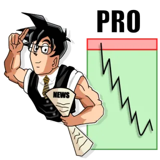 🤓 PRO finance, stock market, news, cartoon, businessman telegram sticker