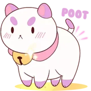 💨 gato, kawaii, fofo, animal, adesivo whatsapp sticker