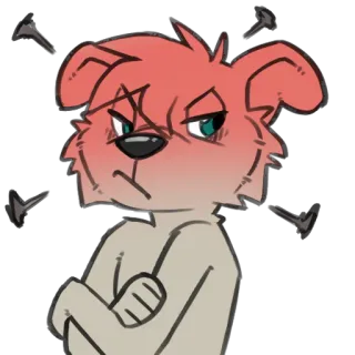 😡 Komasan Yo-kai Watch komasan, yokai watch, annoyed, angry, furious, dog, anime, cartoon, frustrated whatsapp sticker