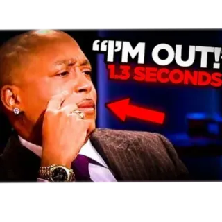 😒 Daymond John Shark Tank I'M OUT! 1.3 SECONDS whatsapp sticker