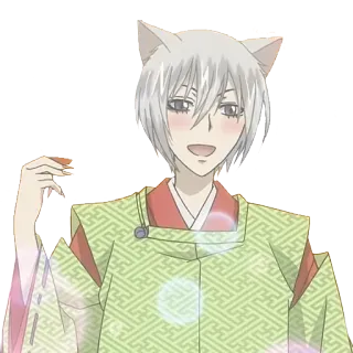 😃 Tomoe Kamisama Kiss Anime, Manga, Kemonomimi, Kitsune, Rubah, Iblis telegram sticker