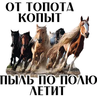 Stickers With Horses @stickersb2b telegram stickers